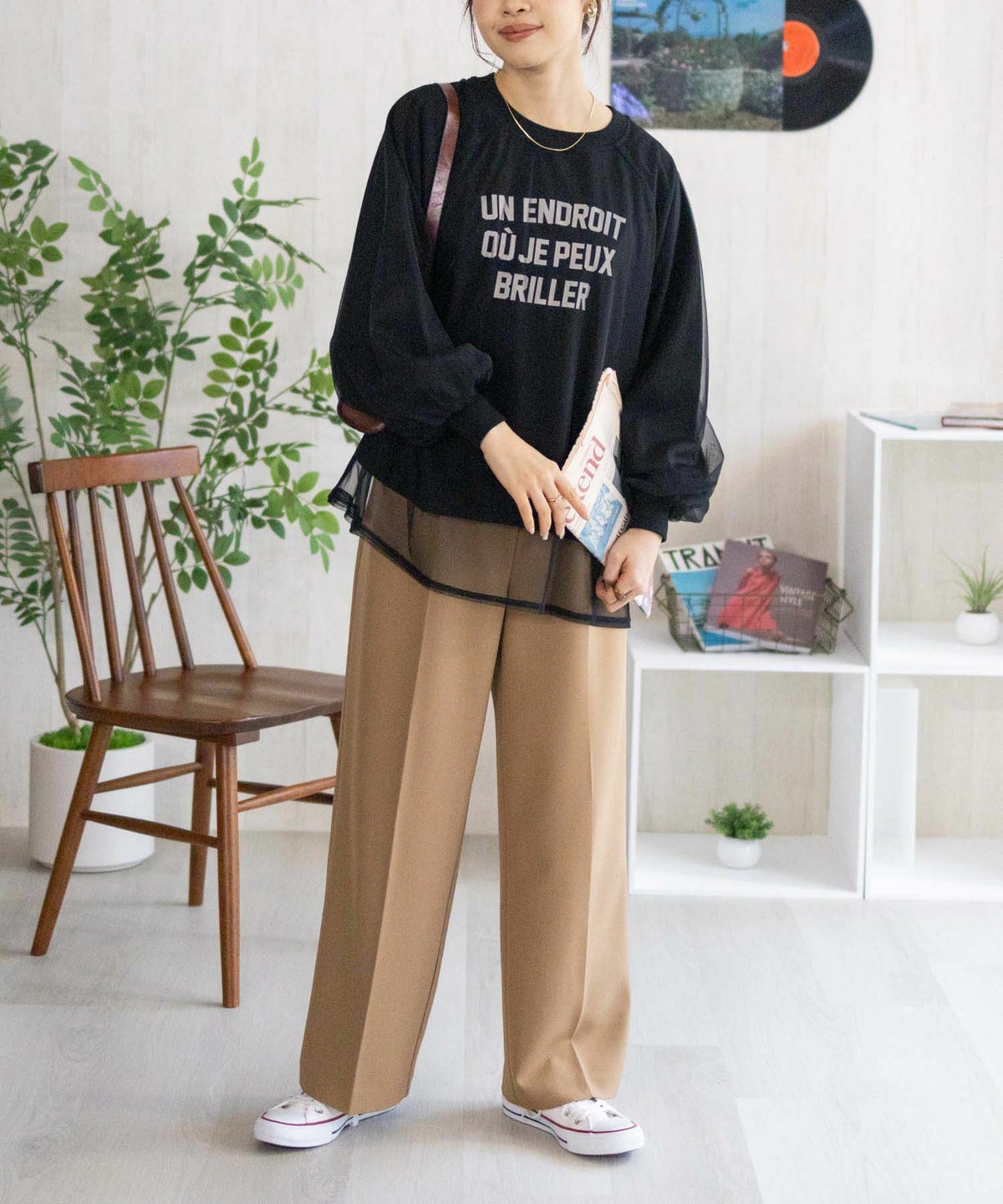 nAvy シアーラグランプルオーバー レディース