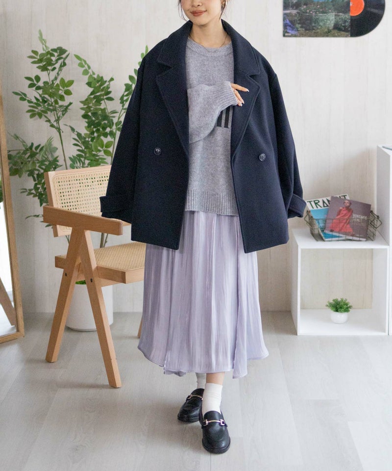 NAVY  ロゴメッセージニット レディース商品画像-8