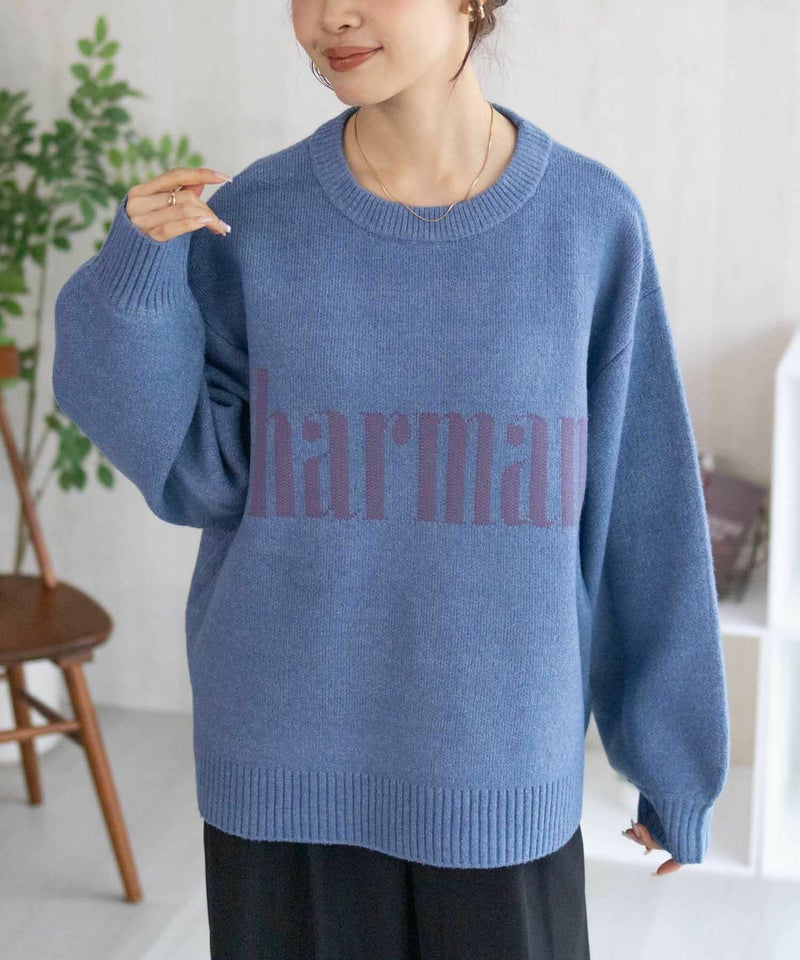 NAVY ロゴメッセージニット レディース商品画像-10