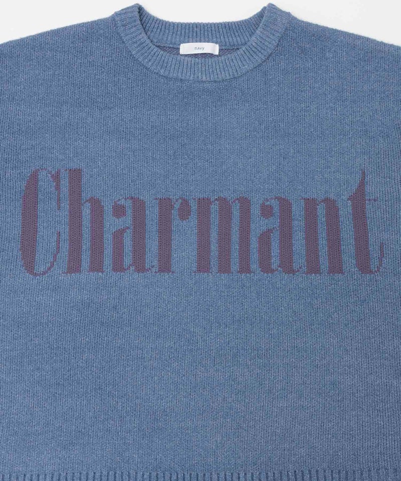 NAVY  ロゴメッセージニット レディース商品画像-19