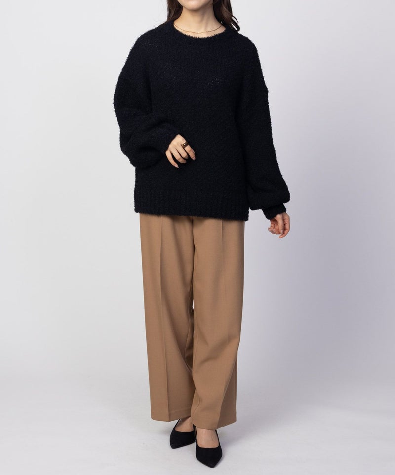 HusHusH  ツイード柄ニットプルオーバー レディース商品画像-13