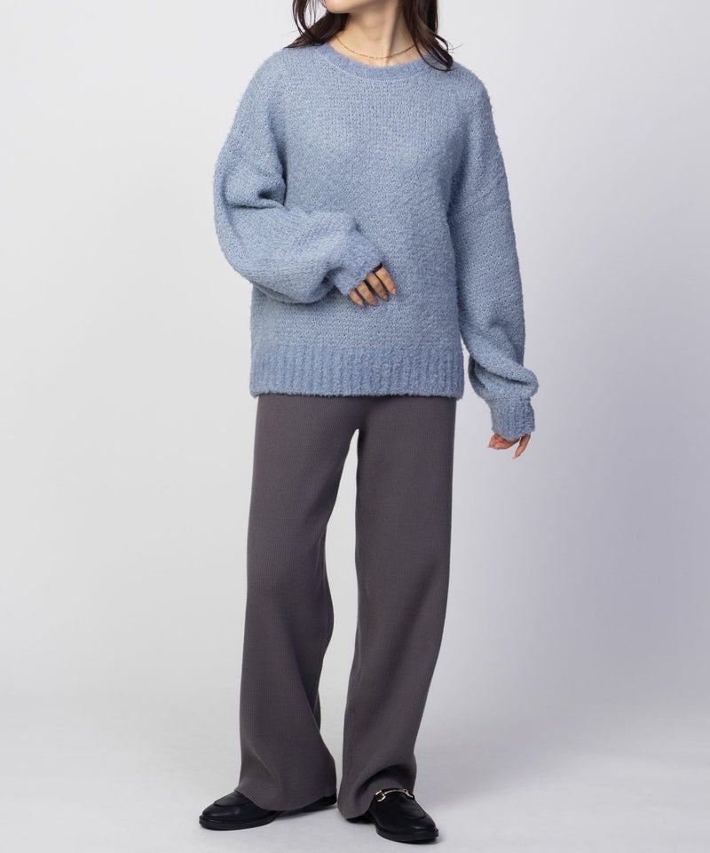 HusHusH ツイード柄ニットプルオーバー レディース商品画像-15