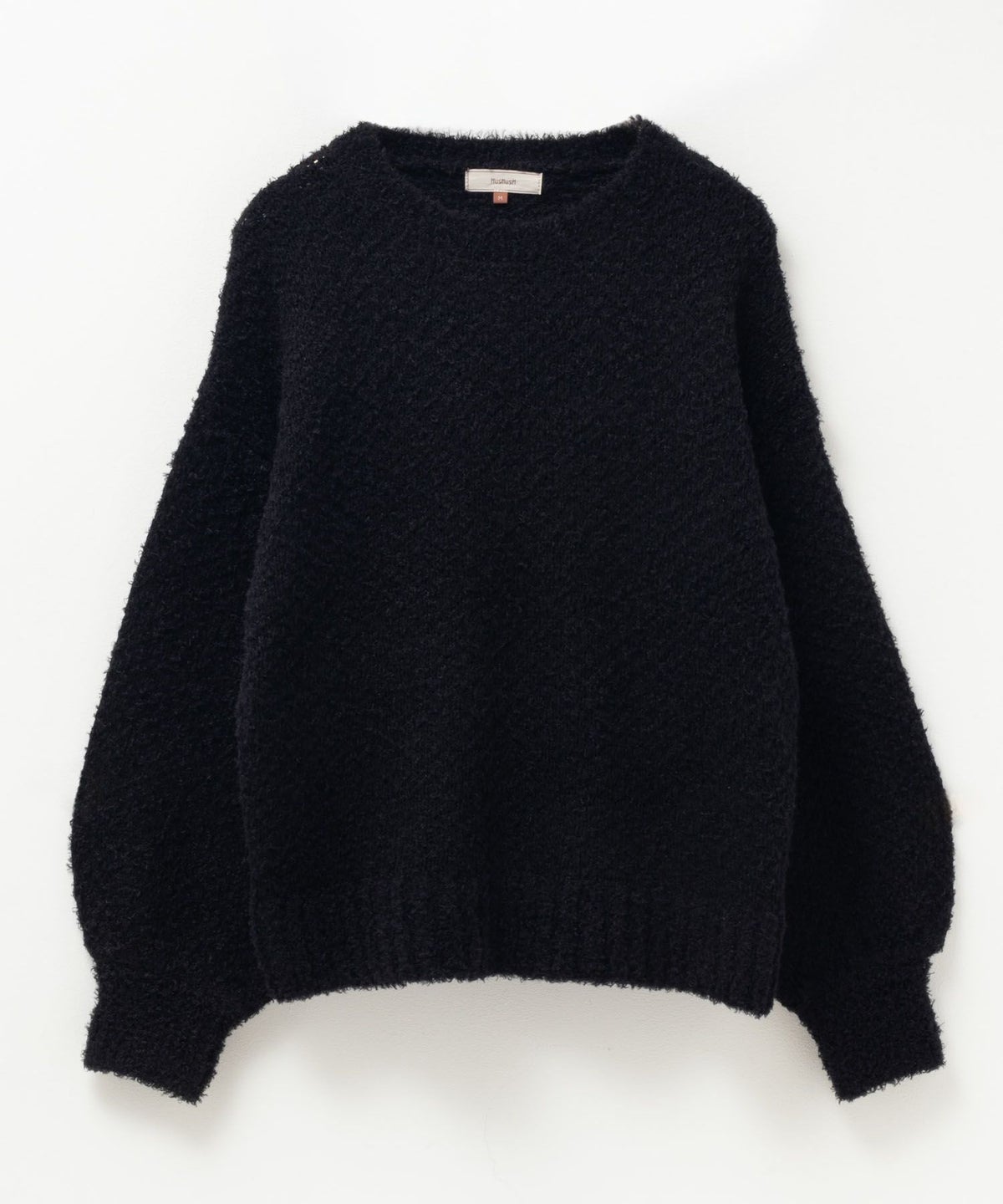 HusHusH ツイード柄ニットプルオーバー レディース
