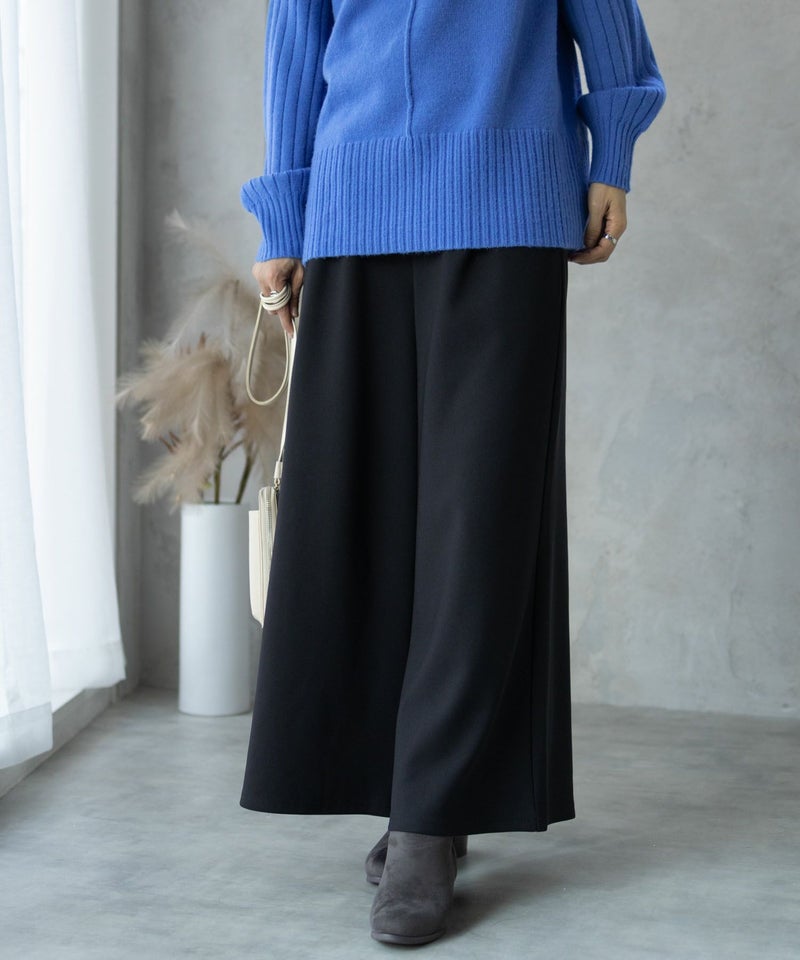 NAVY ボンディングワイドパンツ レディース商品画像-1