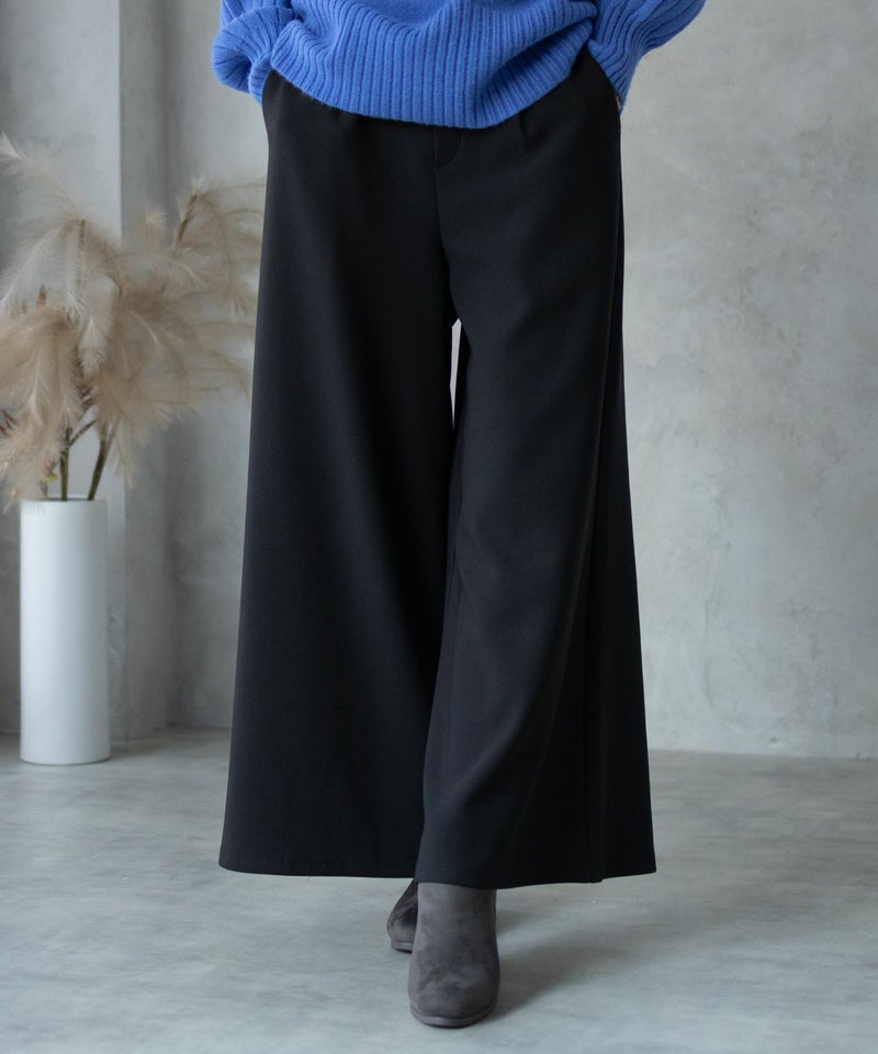 NAVY ボンディングワイドパンツ レディース商品画像-4