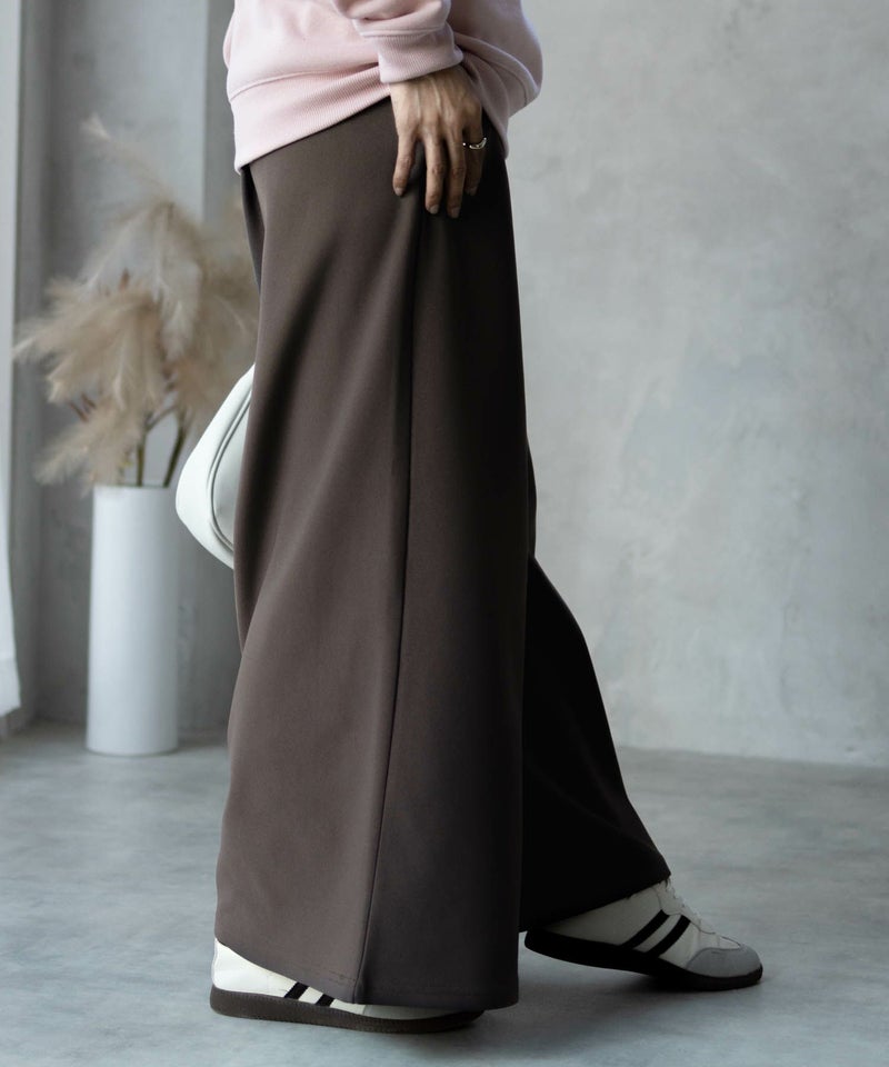 NAVY ボンディングワイドパンツ レディース商品画像-6