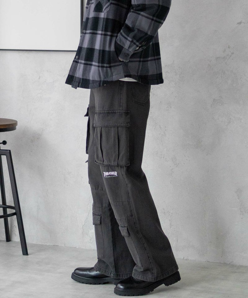 [期間限定価格]THRASHER  9ポケットデニムカーゴパンツ メンズ商品画像-4
