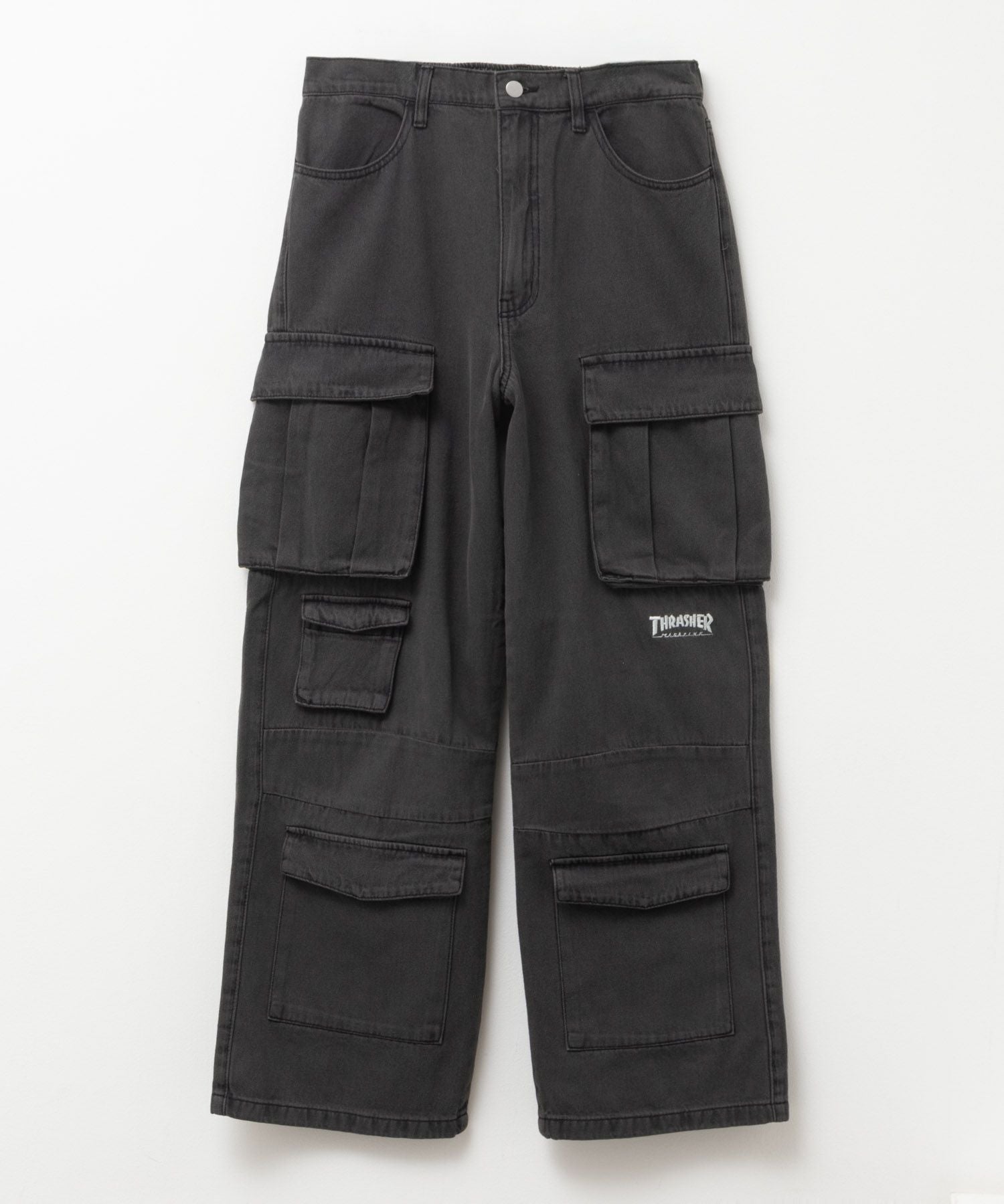 THRASHER 9ポケットデニムカーゴパンツ メンズ