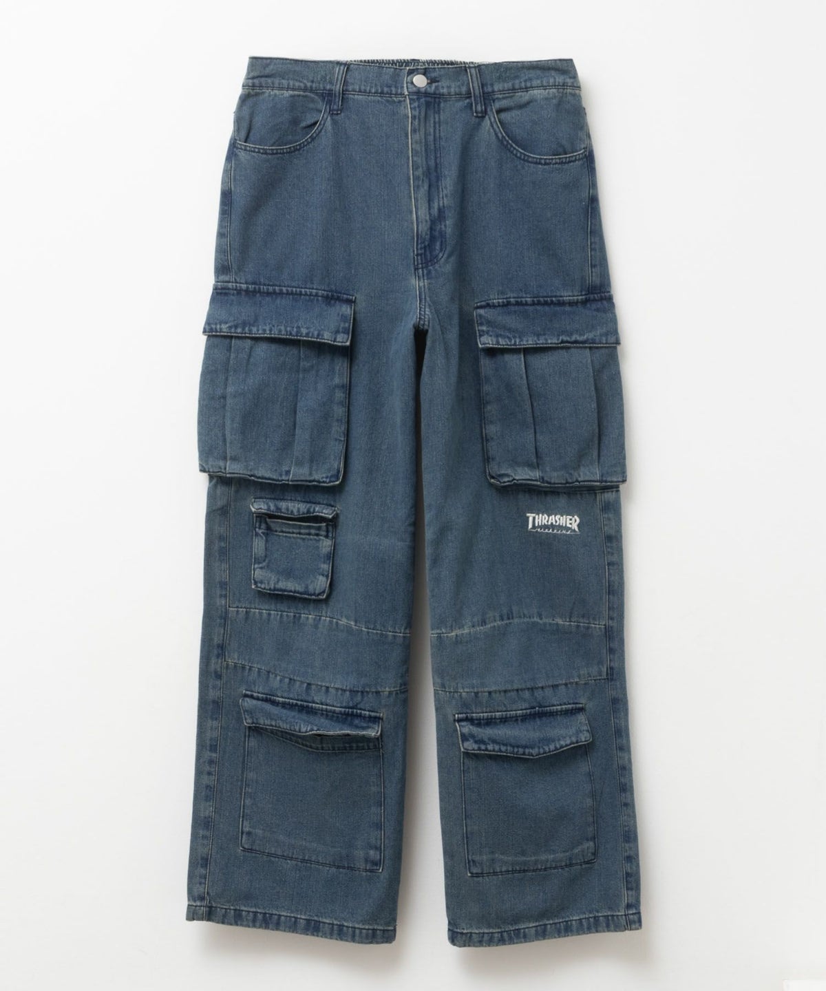 THRASHER 9ポケットデニムカーゴパンツ メンズ