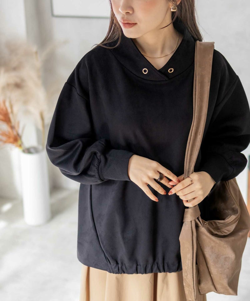 [期間限定価格]HusHusH  カットスエードハイネック レディース商品画像-2