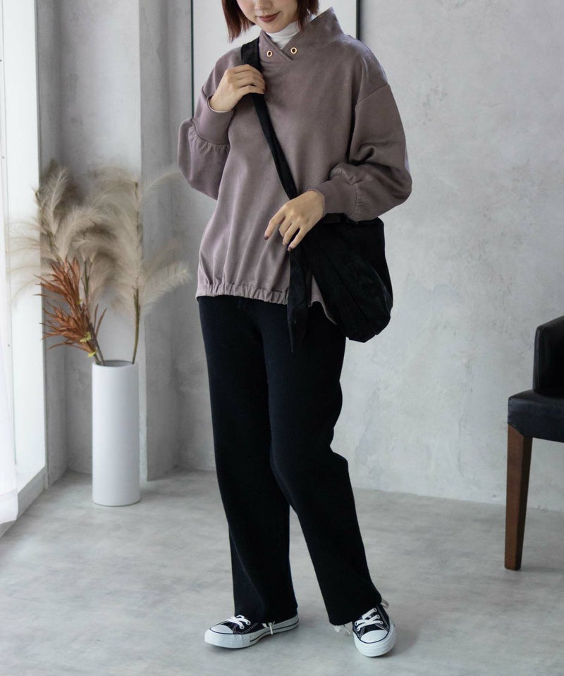 [期間限定価格]HusHusH  カットスエードハイネック レディース商品画像-12