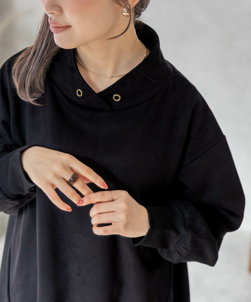 [期間限定価格]HusHusH  カットスエードハイネック レディース商品画像-13