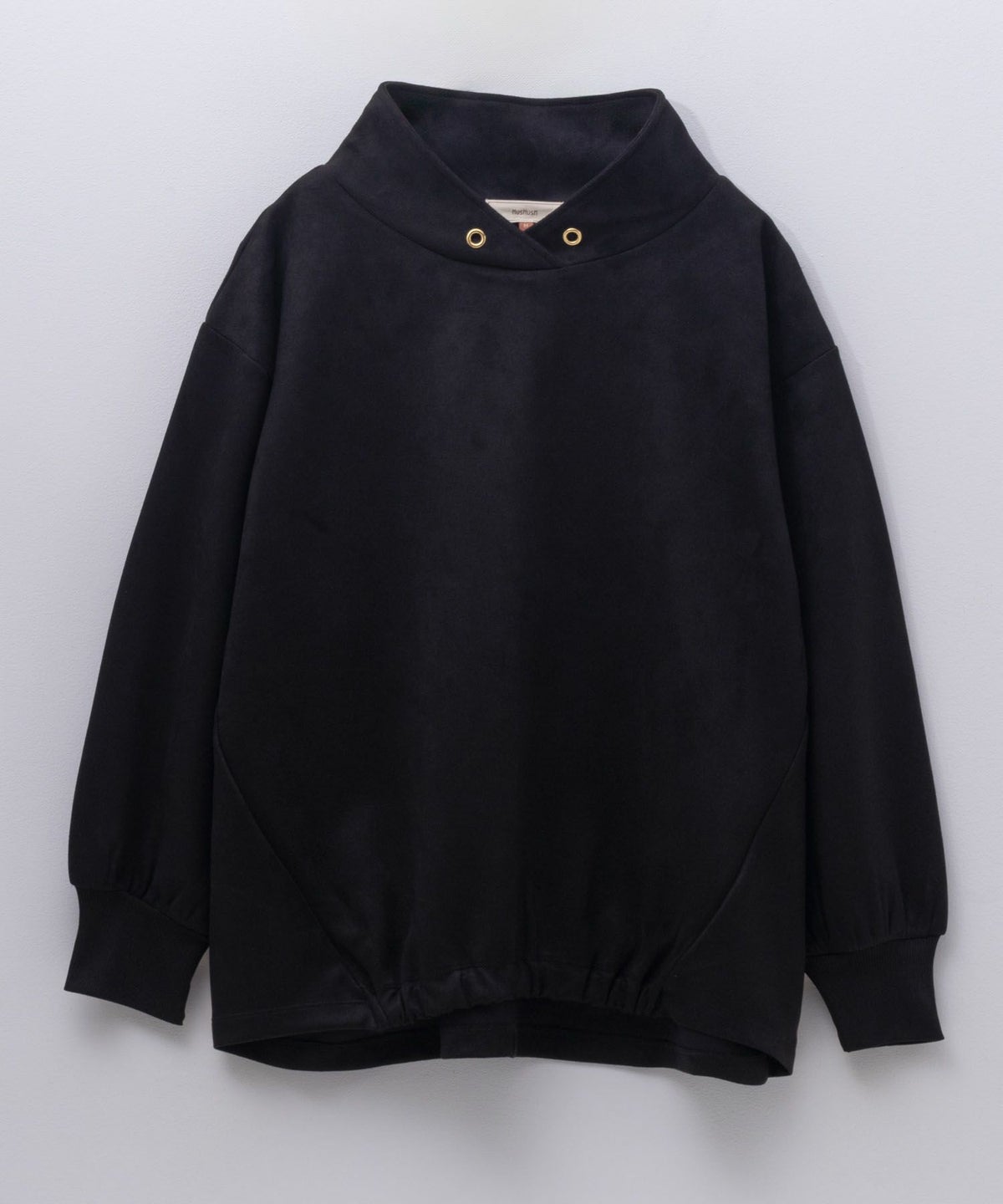 HusHusH カットスエードハイネック レディース