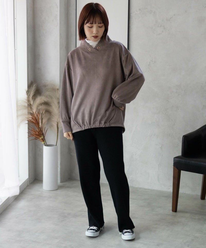 [期間限定価格]HusHusH  カットスエードハイネック レディース商品画像-28