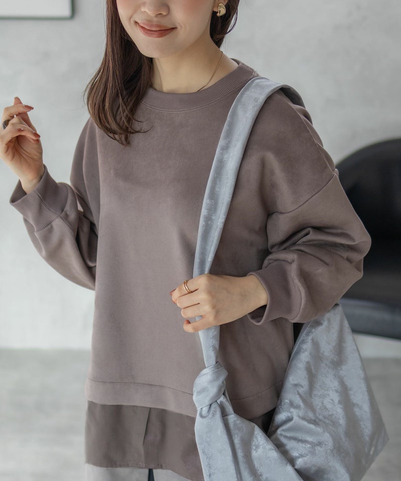 HusHusH カットスエードプルオーバー レディース商品画像-5