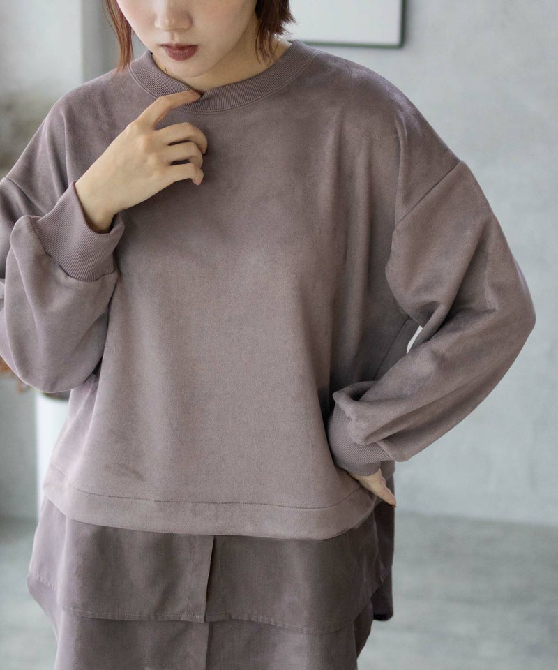 HusHusH カットスエードプルオーバー レディース商品画像-6