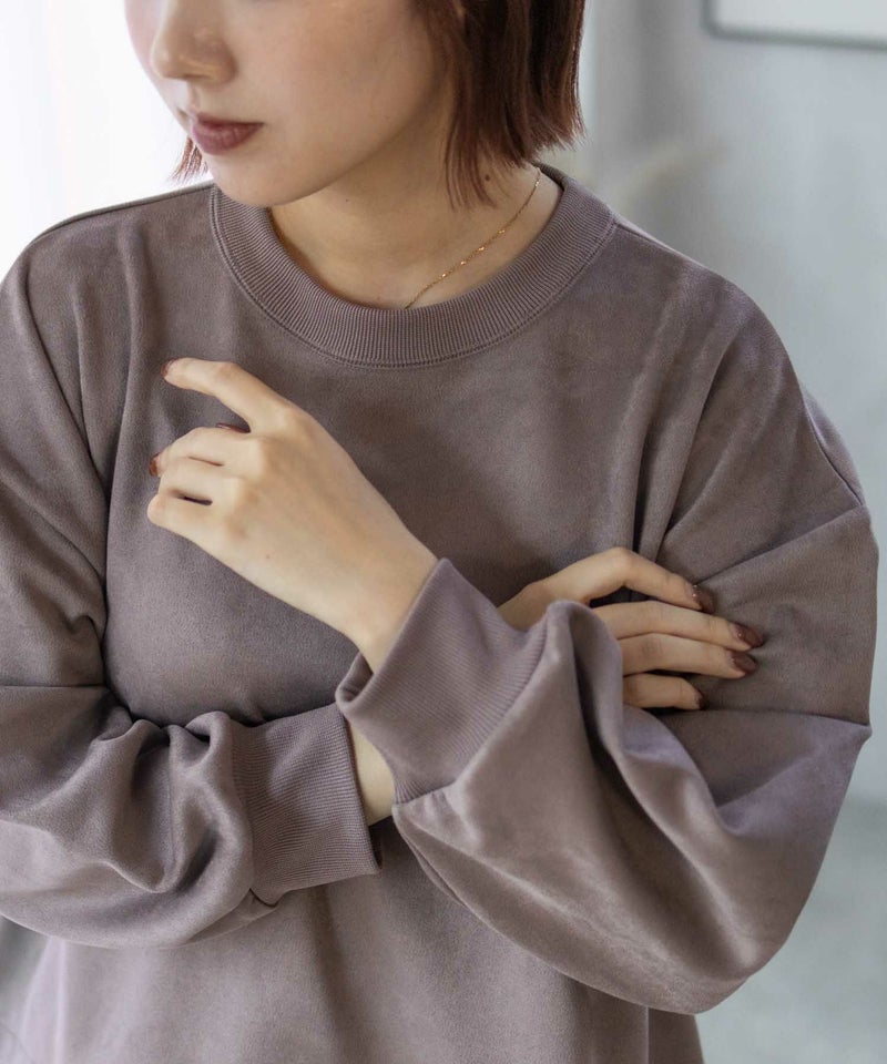 HusHusH カットスエードプルオーバー レディース商品画像-7