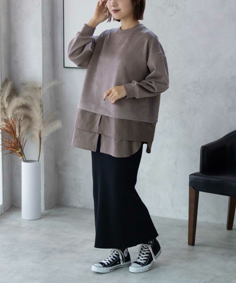 HusHusH カットスエードプルオーバー レディース商品画像-12