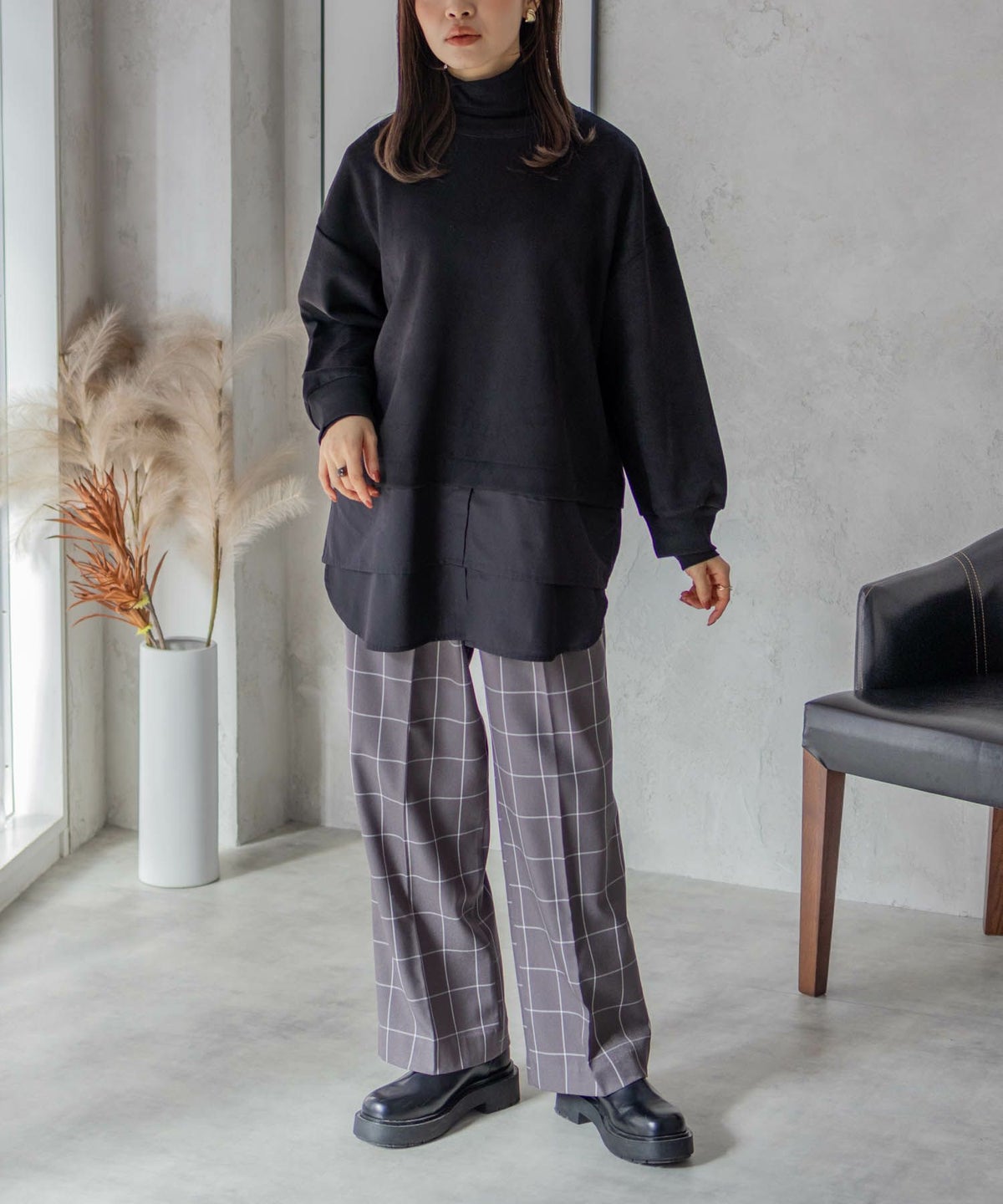 HusHusH カットスエードプルオーバー レディース