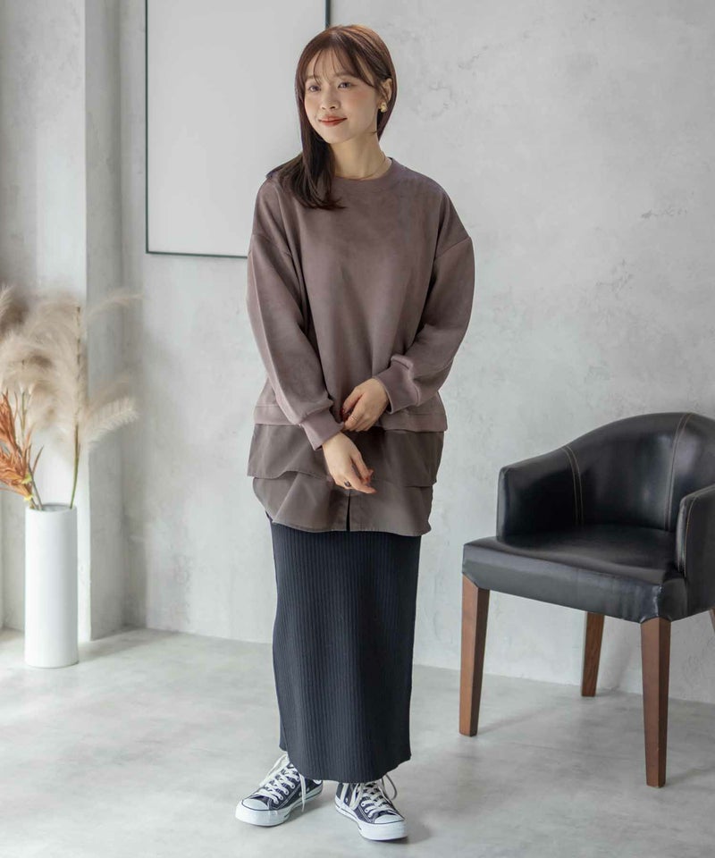 HusHusH  カットスエードプルオーバー レディース商品画像-27