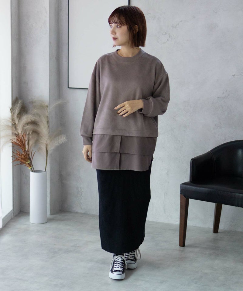 HusHusH  カットスエードプルオーバー レディース商品画像-28