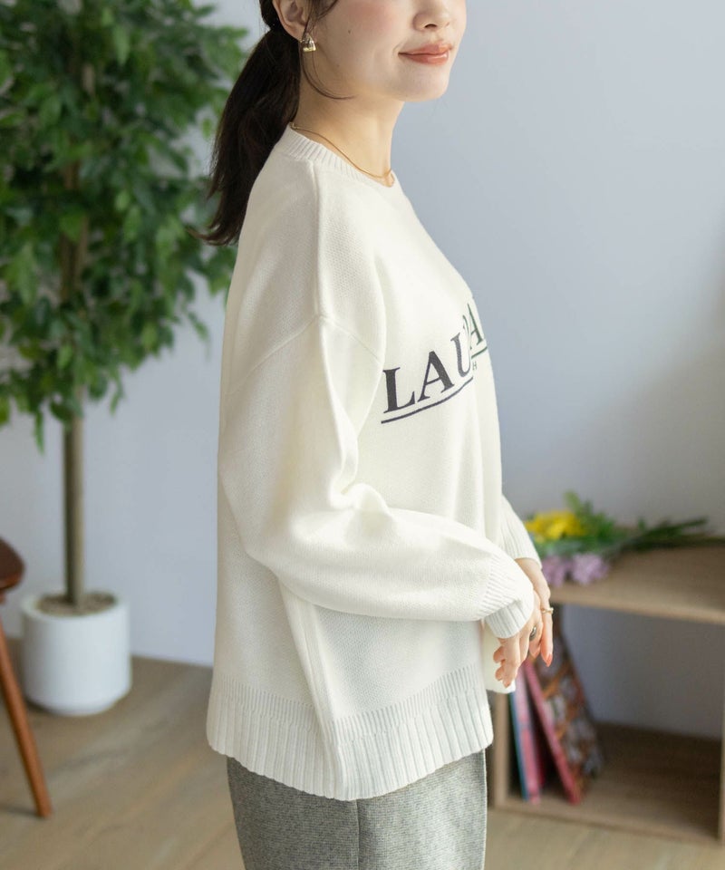 [期間限定knit]HusHusH  プリントプルオーバー レディース商品画像-10