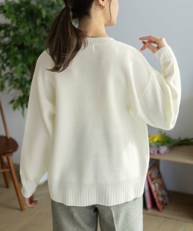 [期間限定knit]HusHusH  プリントプルオーバー レディース商品画像-11