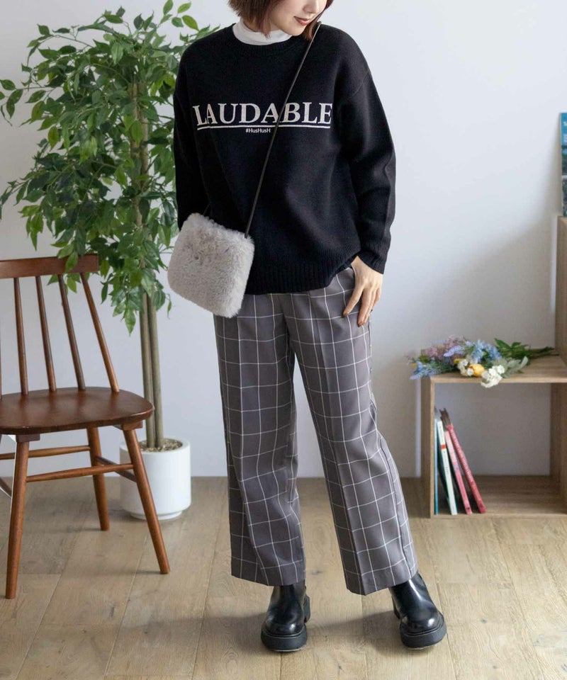 [期間限定knit]HusHusH  プリントプルオーバー レディース商品画像-29