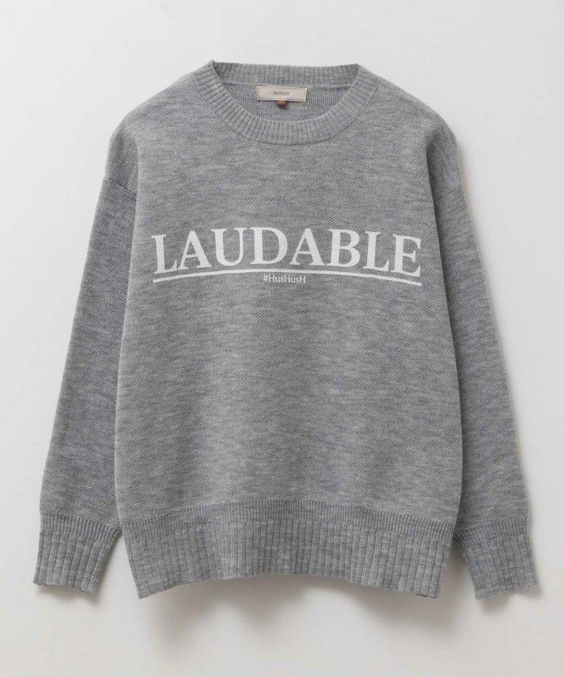 [期間限定knit]HusHusH  プリントプルオーバー レディース商品画像-32