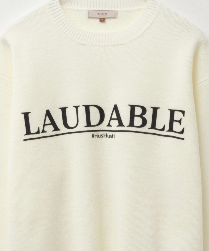 [期間限定knit]HusHusH  プリントプルオーバー レディース商品画像-36