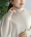 [期間限定knit]HusHusH  リブタートルネック レディース商品サムネイル-4