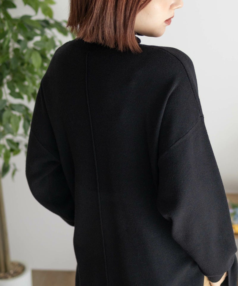 [期間限定knit]HusHusH  リブタートルネック レディース商品画像-19