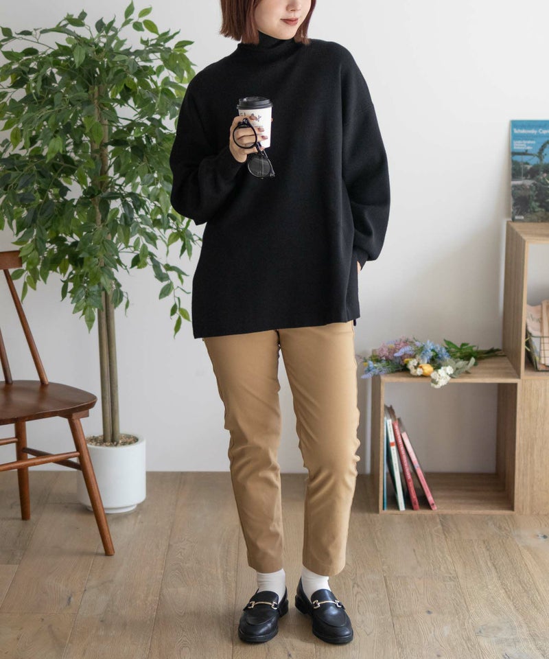 [期間限定knit]HusHusH  リブタートルネック レディース商品画像-21