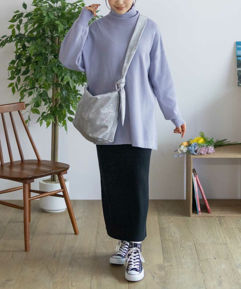 [期間限定knit]HusHusH  リブタートルネック レディース商品画像-28