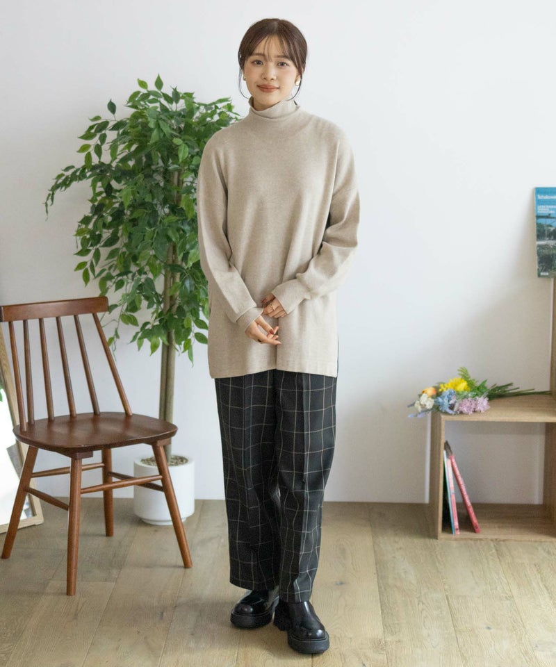 [期間限定knit]HusHusH  リブタートルネック レディース商品画像-36