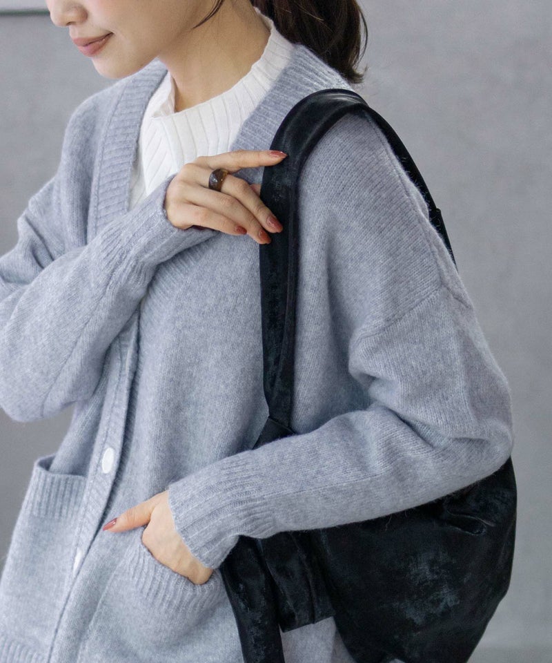 HusHusH 杢ロングカーディガン レディース商品画像-3