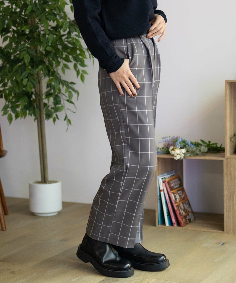 HusHusH チェックワイドパンツ レディース商品画像-18