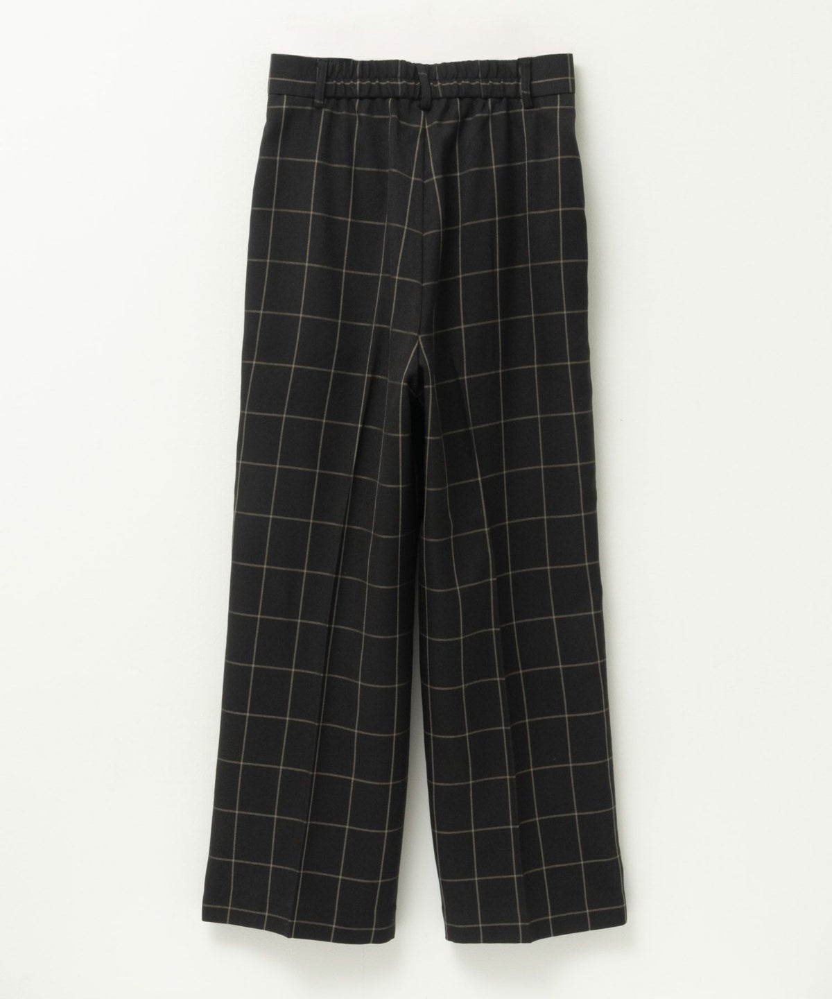HusHusH チェックワイドパンツ レディース