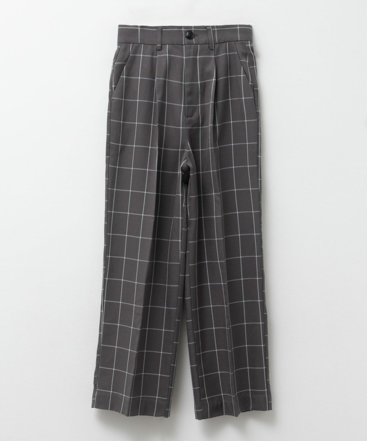 HusHusH チェックワイドパンツ レディース