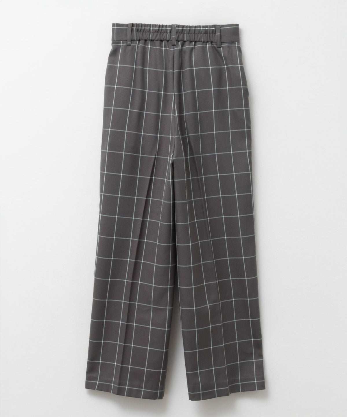 HusHusH チェックワイドパンツ レディース