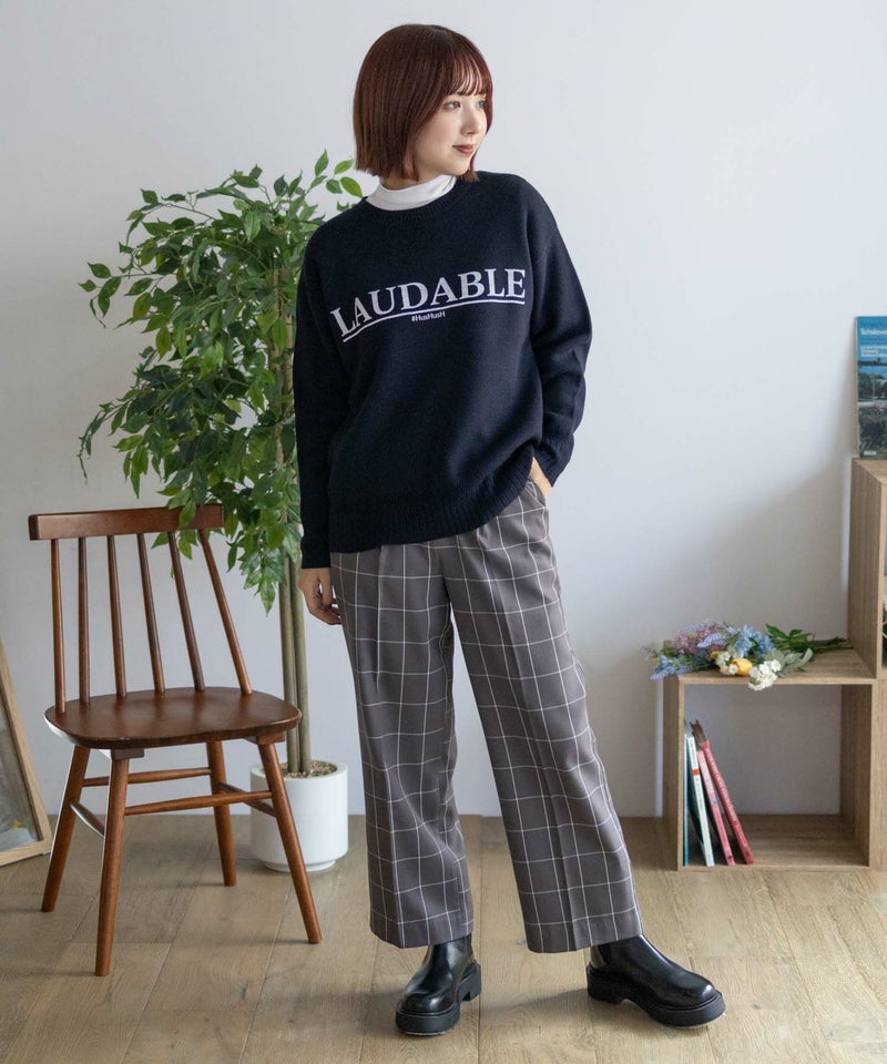 HusHusH チェックワイドパンツ レディース商品画像-34