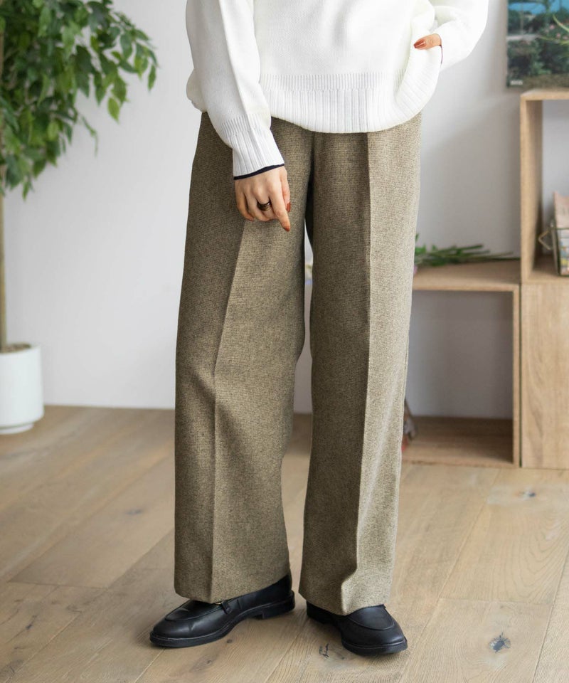 HusHusH タックセミワイドパンツ レディース商品画像-3