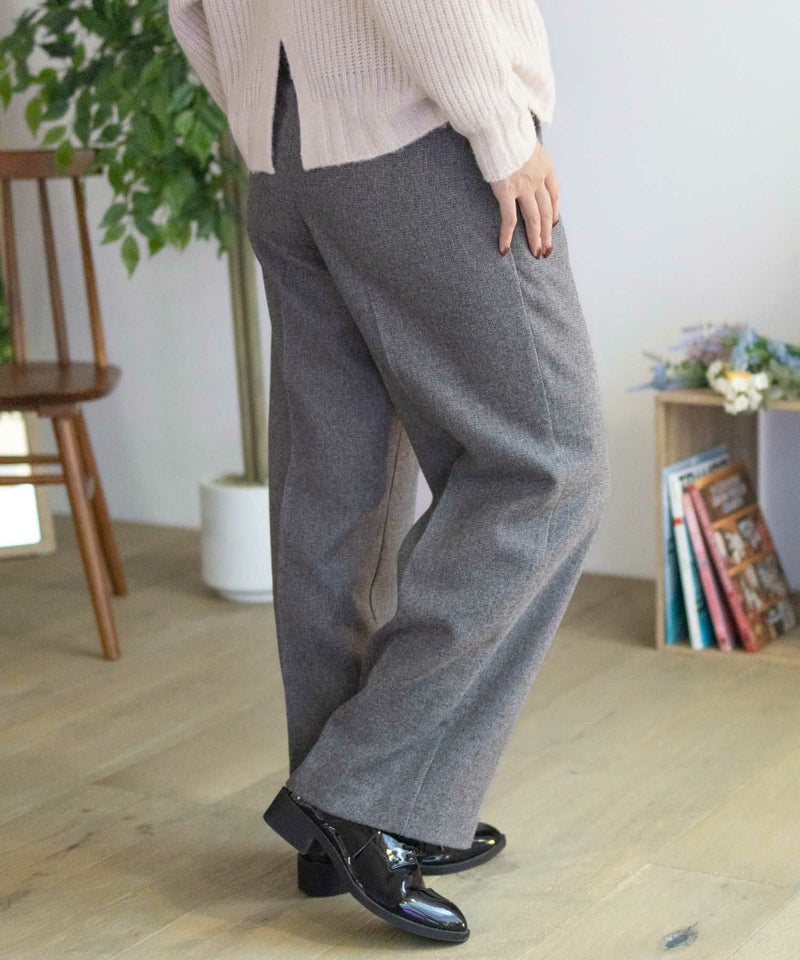 HusHusH タックセミワイドパンツ レディース商品画像-19