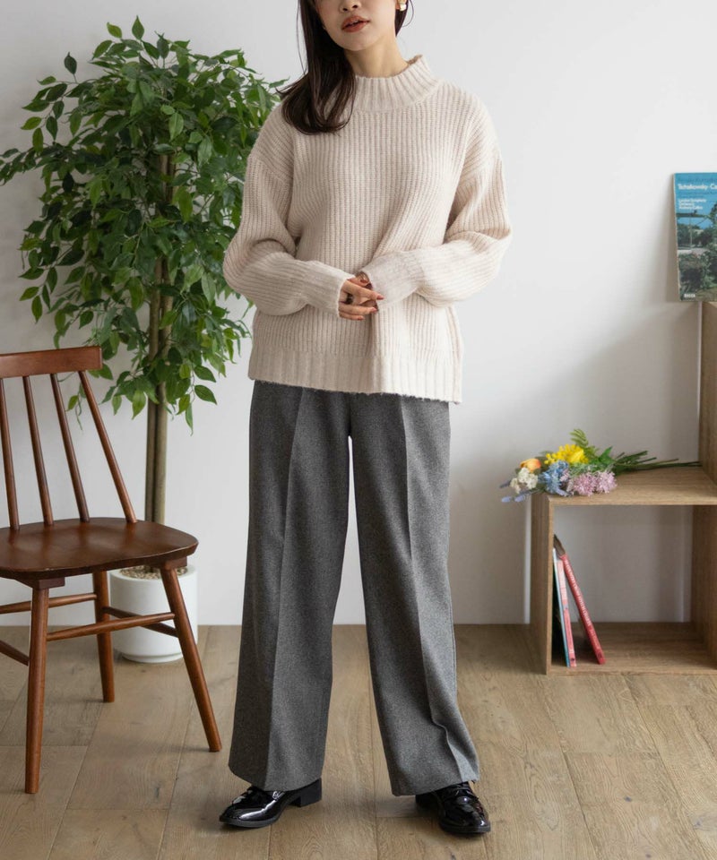 HusHusH タックセミワイドパンツ レディース商品画像-20