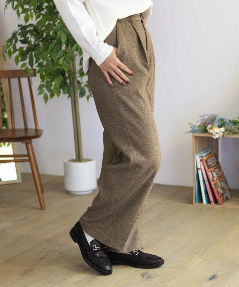 HusHusH タックセミワイドパンツ レディース商品画像-26