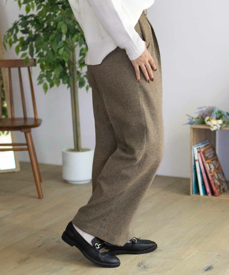 HusHusH タックセミワイドパンツ レディース商品画像-27