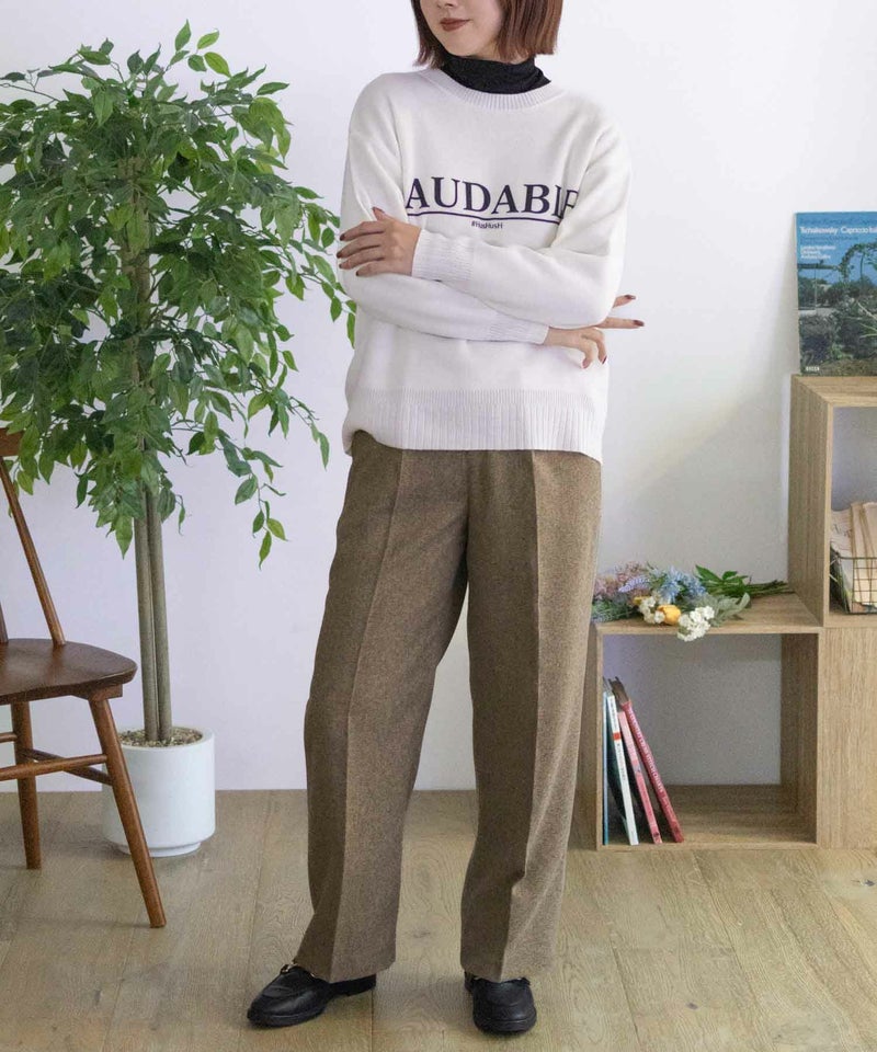 HusHusH タックセミワイドパンツ レディース商品画像-29