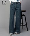 C17 タックワイドバギーデニムパンツ レディース商品サムネイル-1