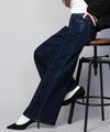 C17 タックワイドバギーデニムパンツ レディース商品サムネイル-4
