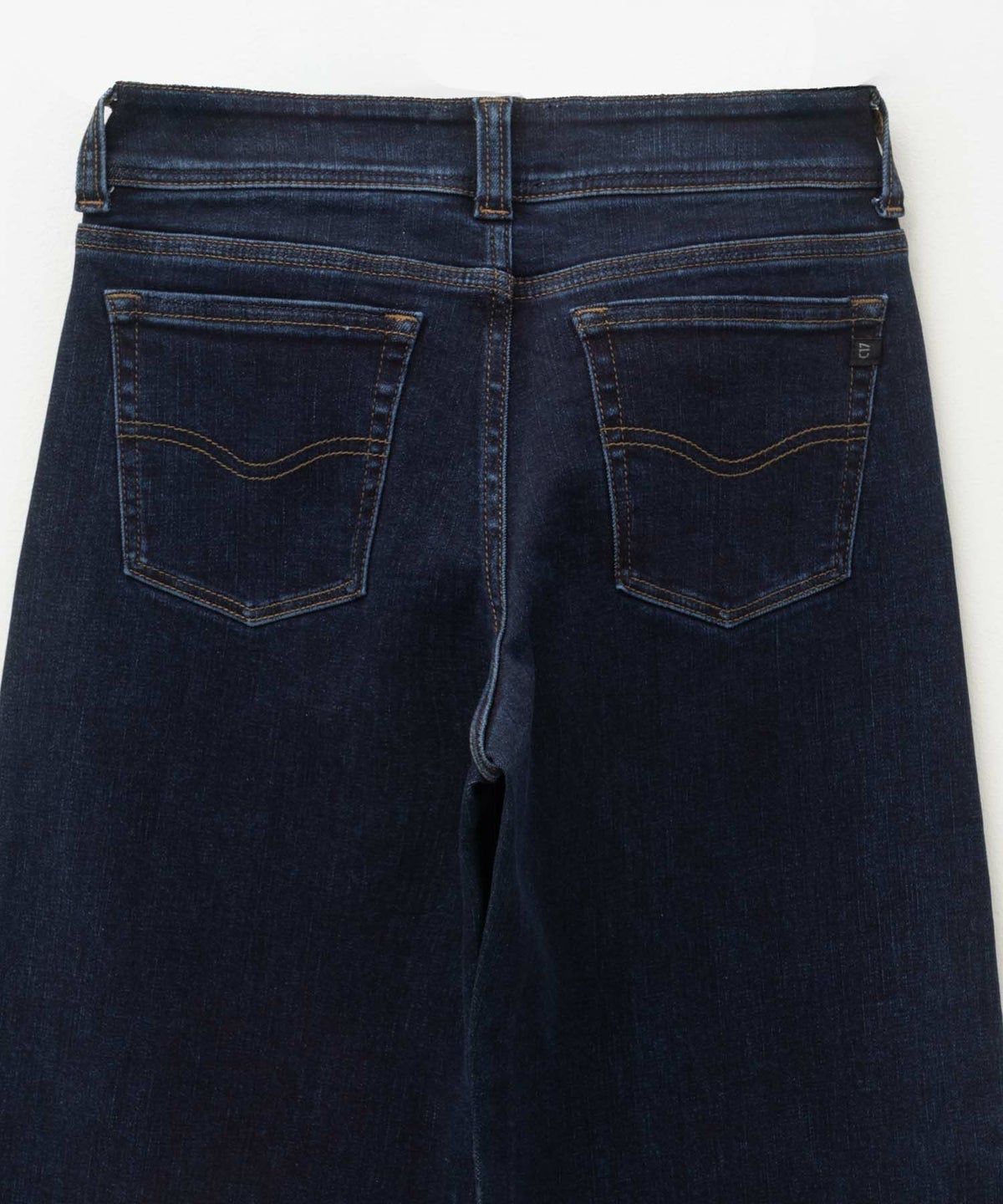 C17 タックワイドバギーデニムパンツ レディース